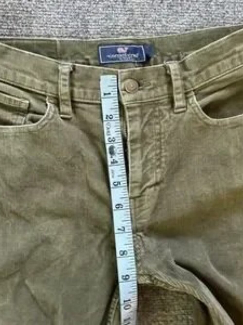 Olive Green Relaxed Cargo Pants Men's - Picture 2 of 5